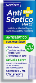 ANTISSEPTICO SPRAY 50ML - ANTIMAIS - KLEY HERTZ