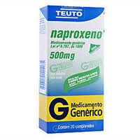 NAPROXENO 500MG CX 20 COMP TEUTO