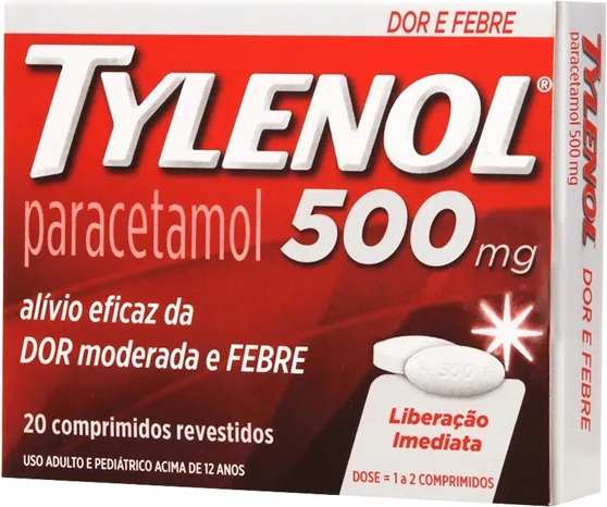 TYLENOL 500MG CX 20 COMP JANSSENCILAG