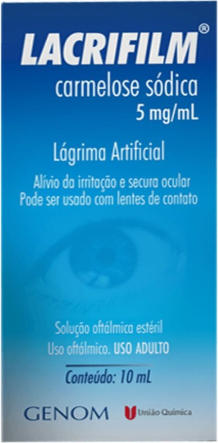 LACRIFILM 5MG SOL OFTGTS 10ML UNIAO QUIMICA